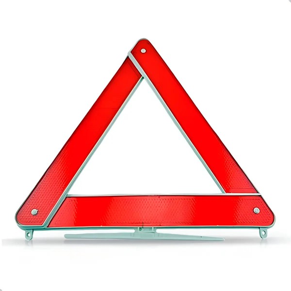 Triangulo Segurança Sinalização Carro Universal Base Bran