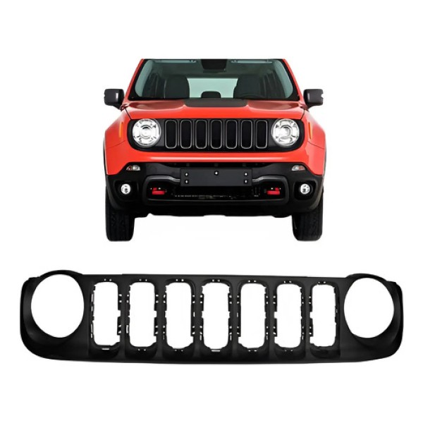 Grade Painel Radiador Jeep Renegade 2015 2016 2017 Oferta Preto