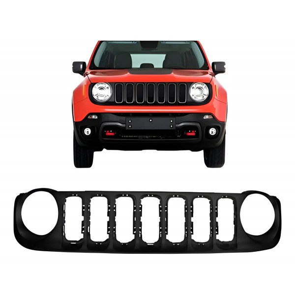 Grade Painel Radiador Jeep Renegade 2015 2016 2017 Oferta Preto