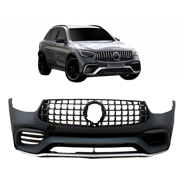 Parachoque Body Kit Para Mercedes Glc 63s 2019 2020 2021