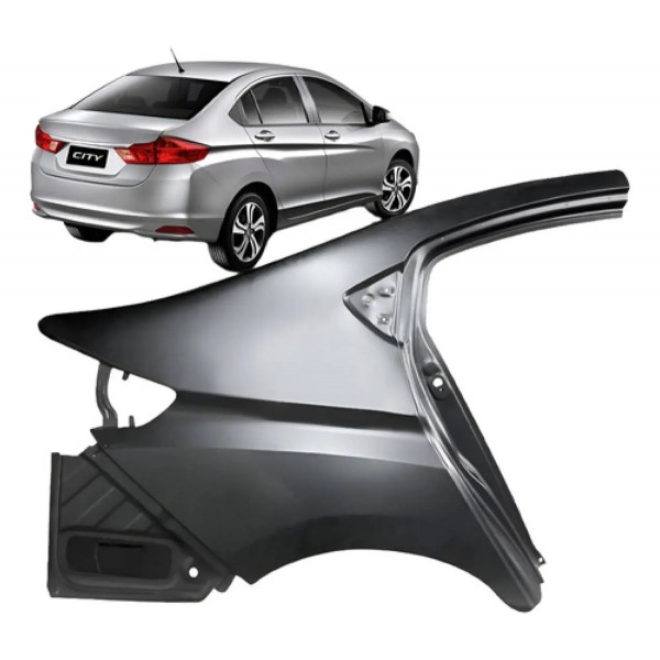Lateral Traseira City 2014 2015 2016 Modelo Original