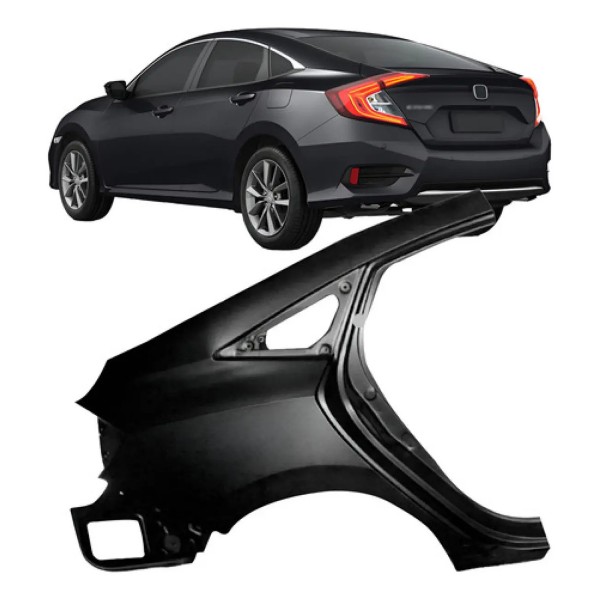 Lateral Traseira Para Honda Civic 2017 2018 2019 2020 2021