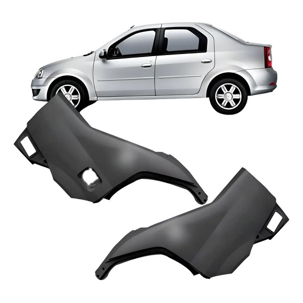 Lateral Traseira Logan 2007 2008 2009 2010 2011 2012 2013
