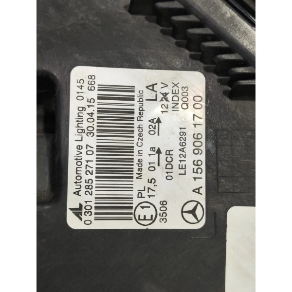 Farol Mercedes Gla 200 250 2014 A 2016 Esquerdo Para Peças Esquerdo/motorista