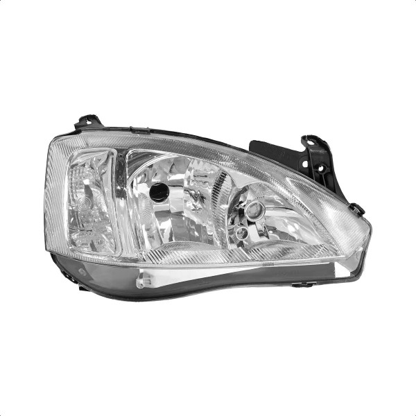 Farol Corsa 2003 2004 2005 2006 2007 Cromado Direito/passageiro