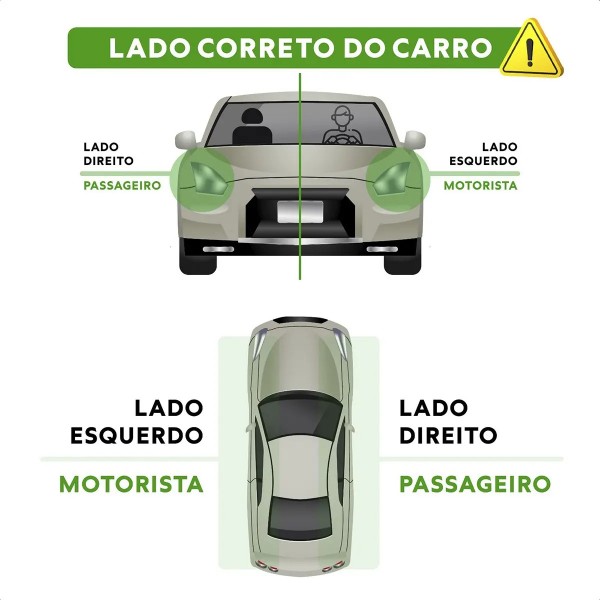 Par Farol Gol 2006 2007 2008 Cromado Ambos Lados