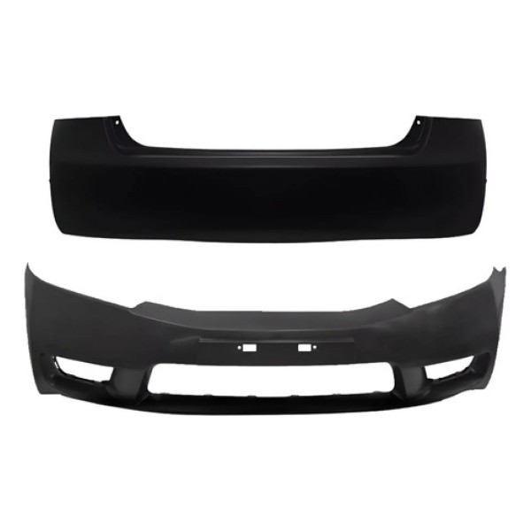 Kit Parachoque New Civic 2009 2010 2011 Dianteiro E Milha
