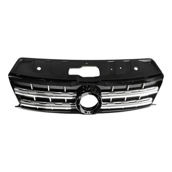 Grade Radiador Amarok 2017 2018 2019 2 Frisos Cromados Nova