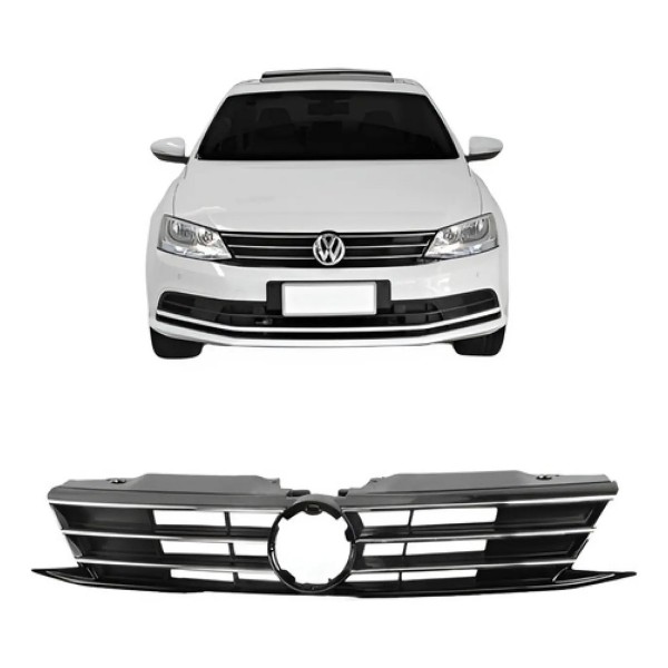 Grade Jetta 2015 2016 2017 Superior Preta Preto