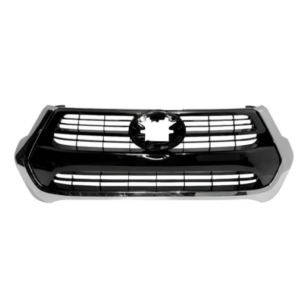 Grade Radiador Cromado/ Preto Hilux Srv 2021 Ate  2024