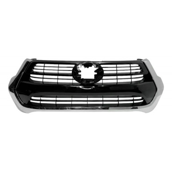 Grade Radiador Cromado/ Preto Hilux Srv 2021 2022