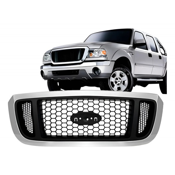 Grade Central Ford Ranger 2005 Á 2009 Colmeia Preta