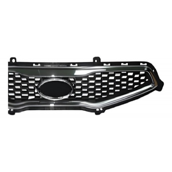 Grade Radiador Picanto 2012 A 2015 Preto C/ Moldura Cromada
