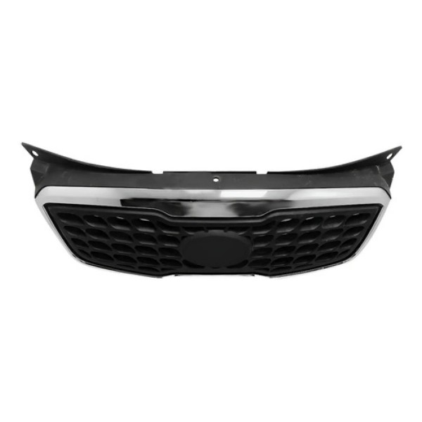 Grade Radiador Para Kia Picanto 2011 Com Moldura Cromada