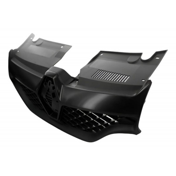 Grade Radiador Sandero Rs Colmeia 2015 A 2019 Preto