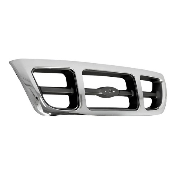 Grade Radiador Ford Ranger 2000 Á 2004 Cromada/cinza