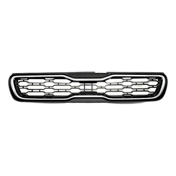 Grade Radiador Kia Soul 2012 A 2014 Com Friso Cromado Preto
