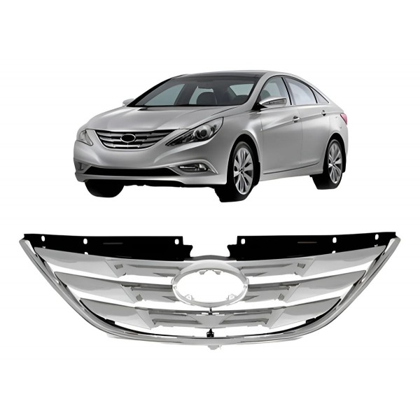 Grade Sonata Hyundai Cromada 2011 A 2014 Preto