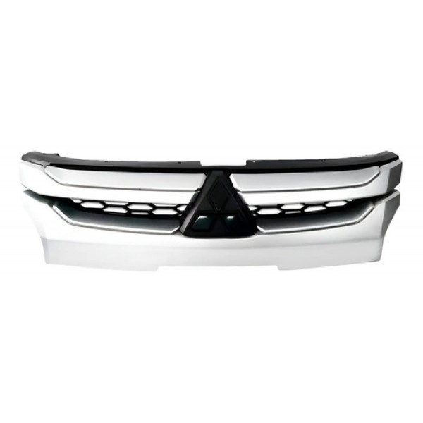 Grade Radiador L200 Triton 2021 2022 23 2024 Preto Cromado