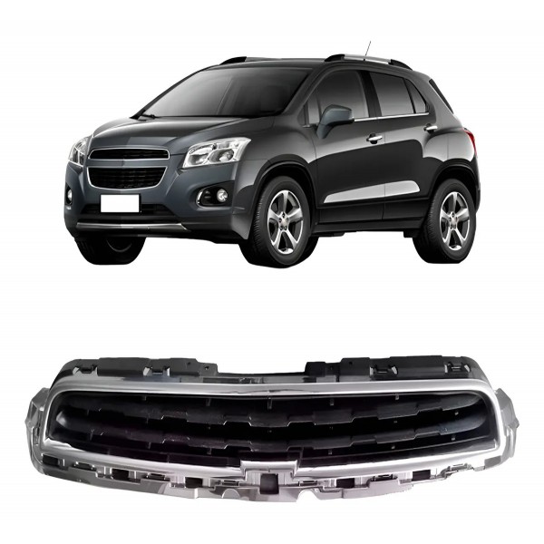 Grade Radiador Tracker 2014 A 2016 Superior Preto