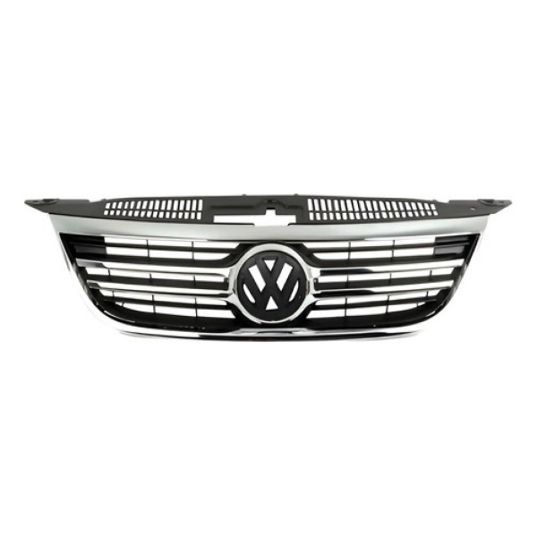 Grade Radiador Tiguan 2007 A 2011 Com Friso Cromado Preto