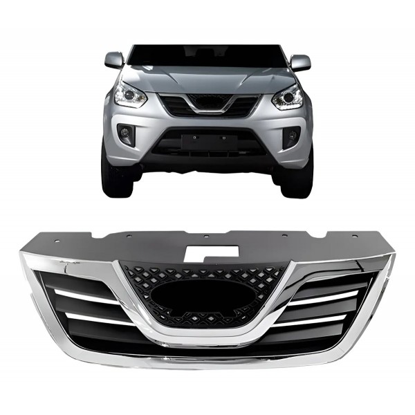 Grade Radiador Tiggo 2014 A 2016 Com Friso Sem Emblema