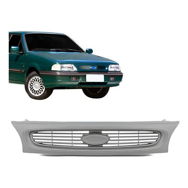 Grade Radiador Versailles 1991 A 1996 Primer Sem Emblema Cinza