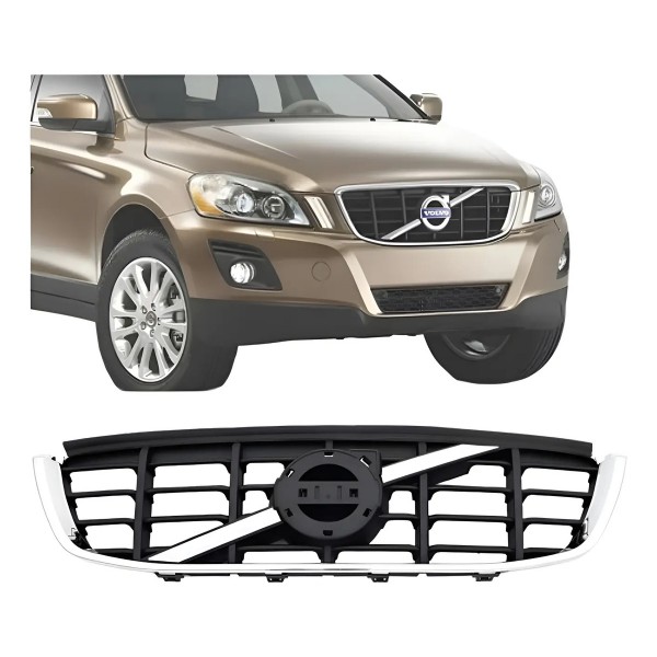 Grade Volvo Xc60 2009 A 2013 Com Friso Cromado