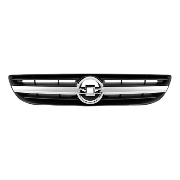 Grade Radiador Zafira 03 04/11 Preto C/friso Cromado Oferta Preto