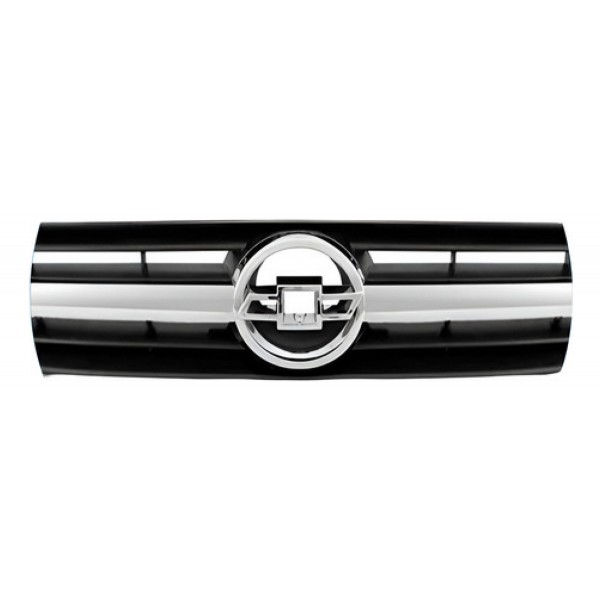 Grade Radiador Zafira 03 04/11 Preto C/friso Cromado Oferta Preto
