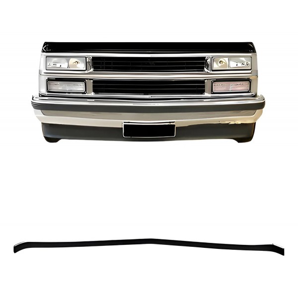 Friso Parachoque Dianteiro Silverado 1993 A 2004 Cromado