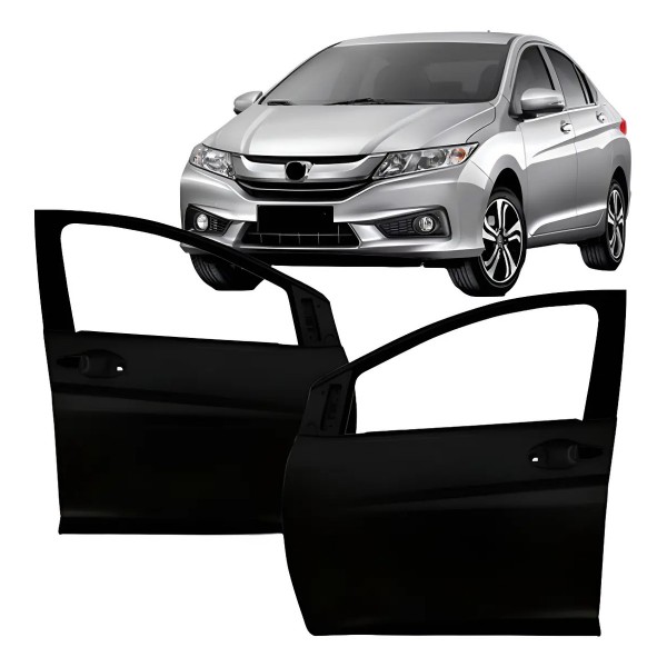 Porta Dianteira Para Honda City 2015 2016 2017 2018 Direito
