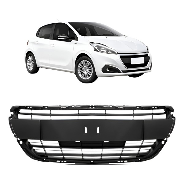 Grade Para Peugeot 208 2017 2018 2019 2020 Superior Preto Preto