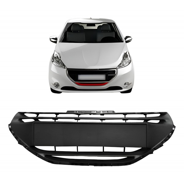 Grade Radiador Para Peugeot 208 Sport 2012 A 2016 S/ Moldura