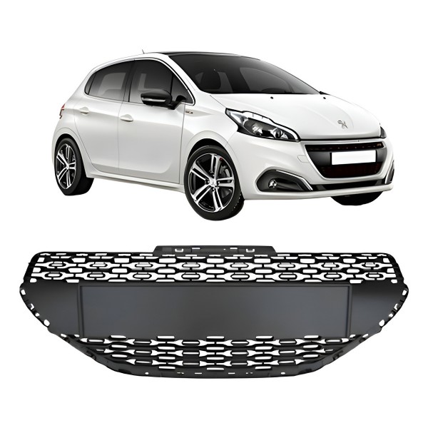 Grade Radiador 208 2012 A 2016 S/ Moldura Modelo Esportiva