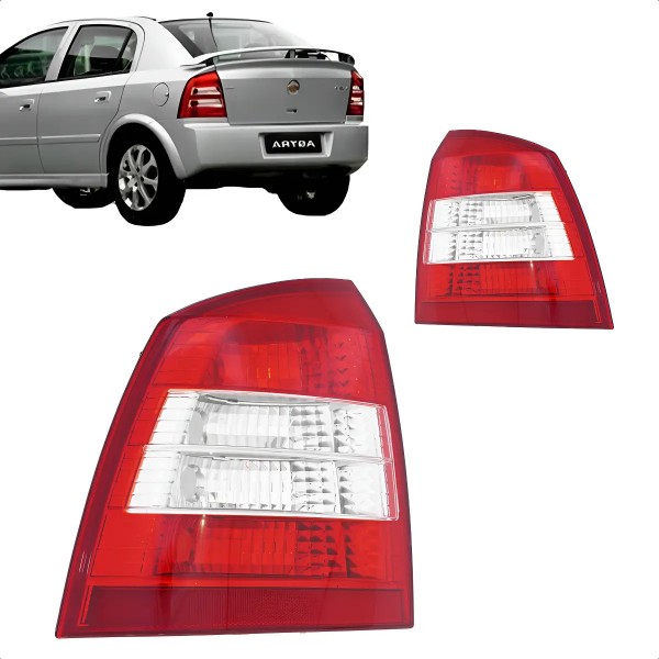 Lanterna Traseira Astra Hatch 1998 02 Bicolor Direito/passageiro