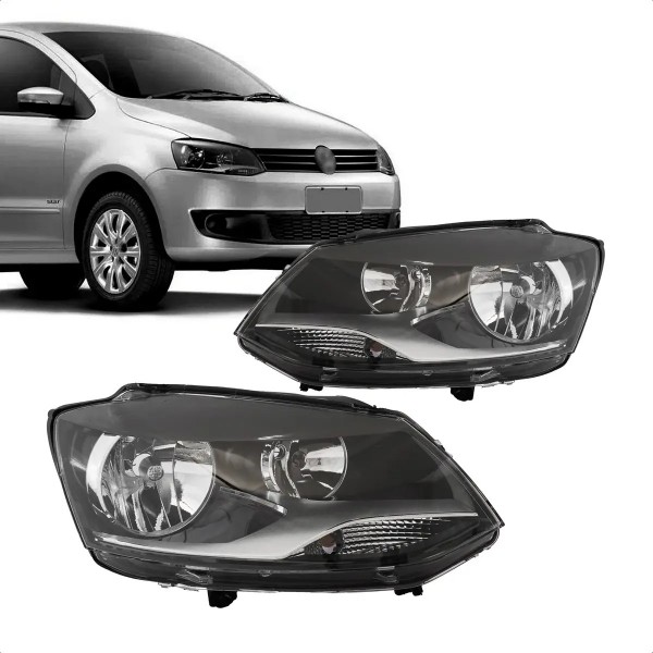 Farol Fox 2010 A 2014 Foco Duplo Lado Esquerdo Esquerdo/motorista
