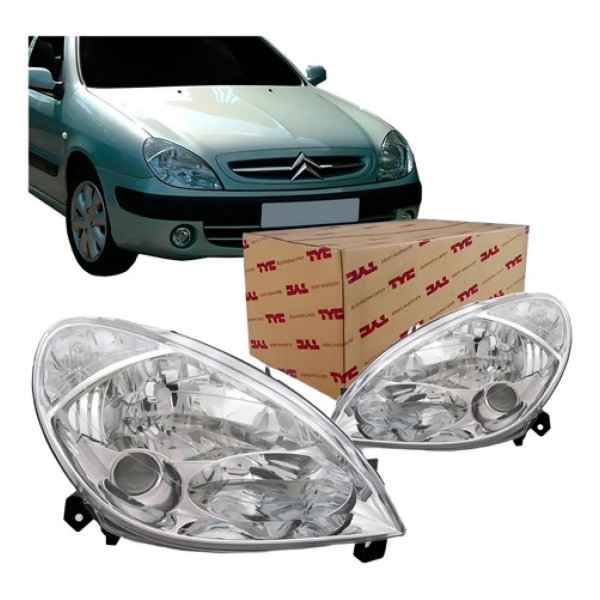 Farol Citroen Xsara Ano 2001 A 2006 Tyc Esquerdo/motorista