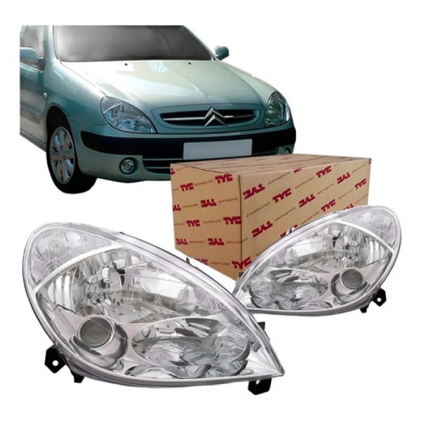 Farol Citroen Xsara Ano 2001 A 2006 Tyc Direito/passageiro