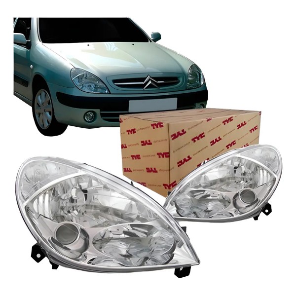 Farol Citroen Xsara Ano 2001 A 2006 Tyc Esquerdo/motorista