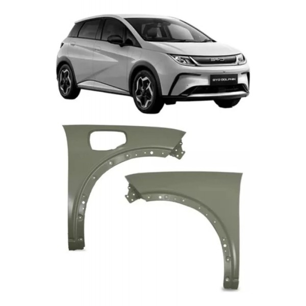 Paralama Byd Dolphin 2023 2024 Com Furo Carga