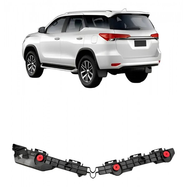 Guia Parachoque Traseiro Hilux Sw4 2021 2022 2023 2024 Esquerdo - Motorista