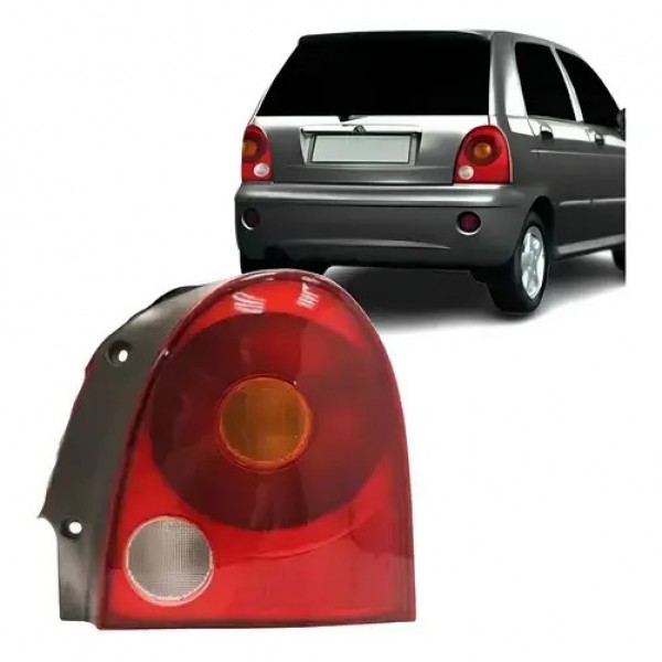 Lanterna Sinaleira Traseira Chery Qq 2011 12 13 14 15 2016 Direito/passageiro Vermelho