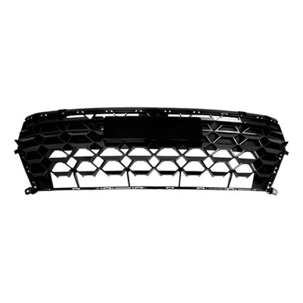 Grade Central Hb20 2023 2024 Dianteira Preta Brilhante Preto Brilhante