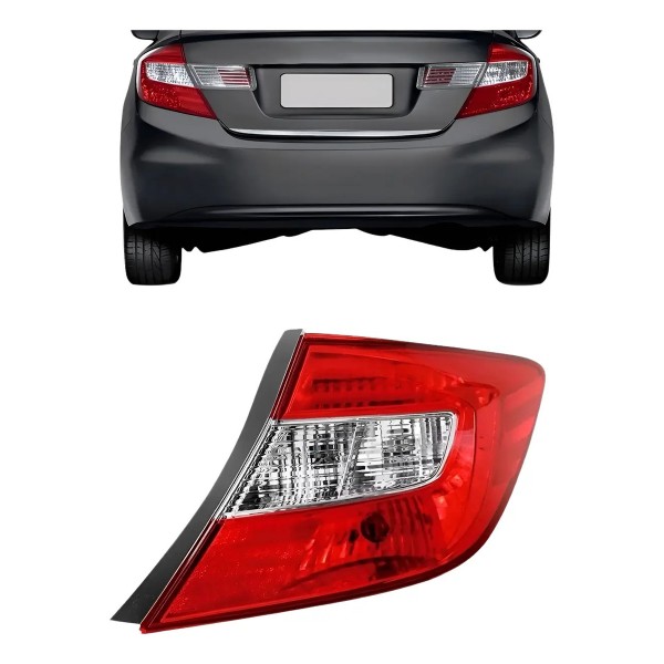 Sinaleira Traseira Para Honda Civic 2012 2013 2014