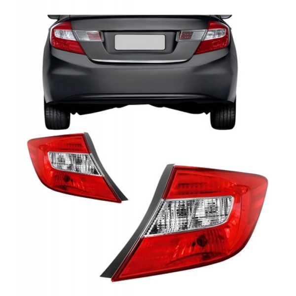 Sinaleira Traseira Para Honda Civic 2012 2013 2014