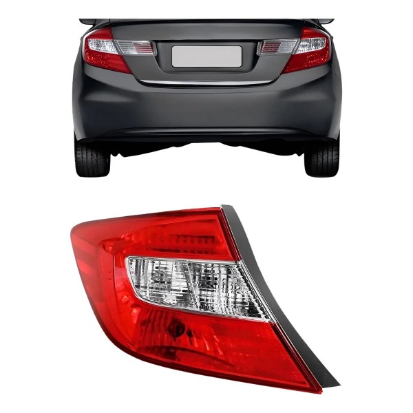 Sinaleira Traseira Para Honda Civic 2012 2013 2014
