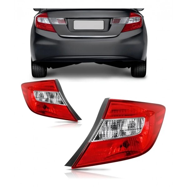 Lanterna Traseira Honda Civic 2012 2013 2014