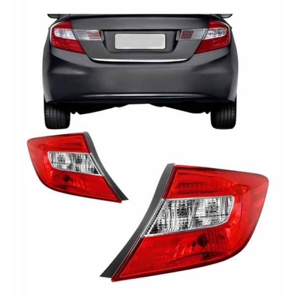 Lanterna Traseira Para Honda Civic 2012 2013 2014