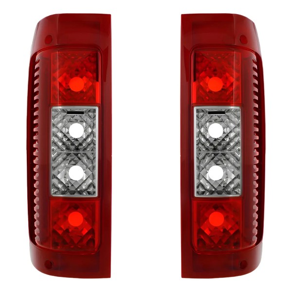 Par Sinaleira Traseira Fiat Ducato 2002 Á 2014 Ambos Lados Vermelho